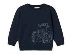 Name It dark sapphire traktor sweatshirt